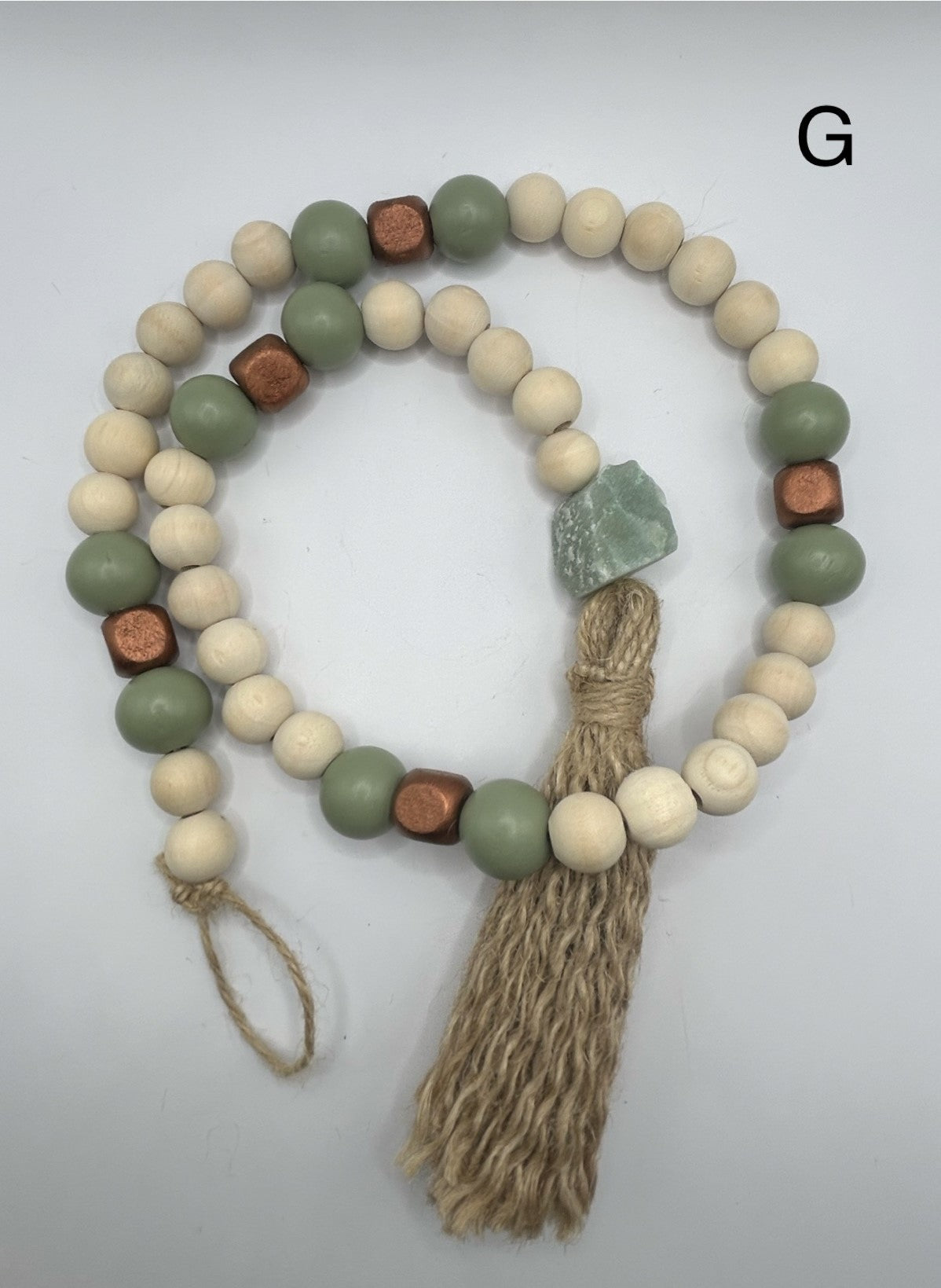 GREEN ADVENTURINE GARLAND (CONT'D)