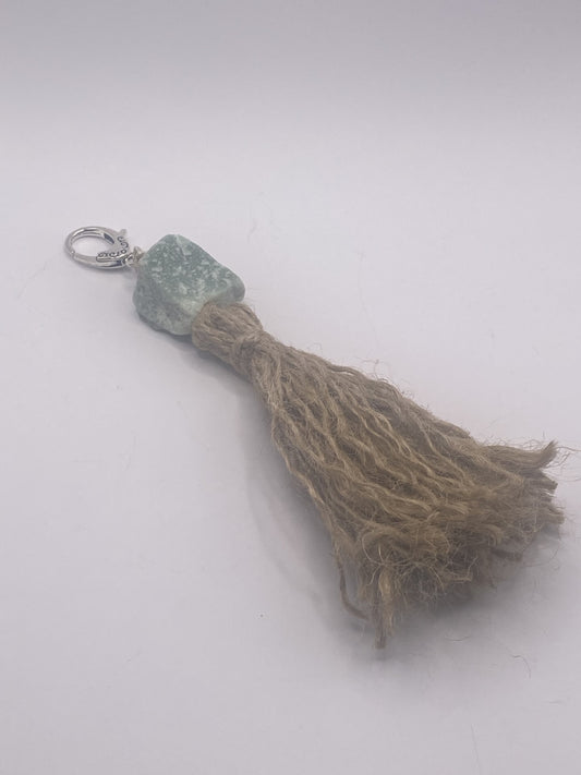 GREEN AVENTURINE ZIPPER PULL